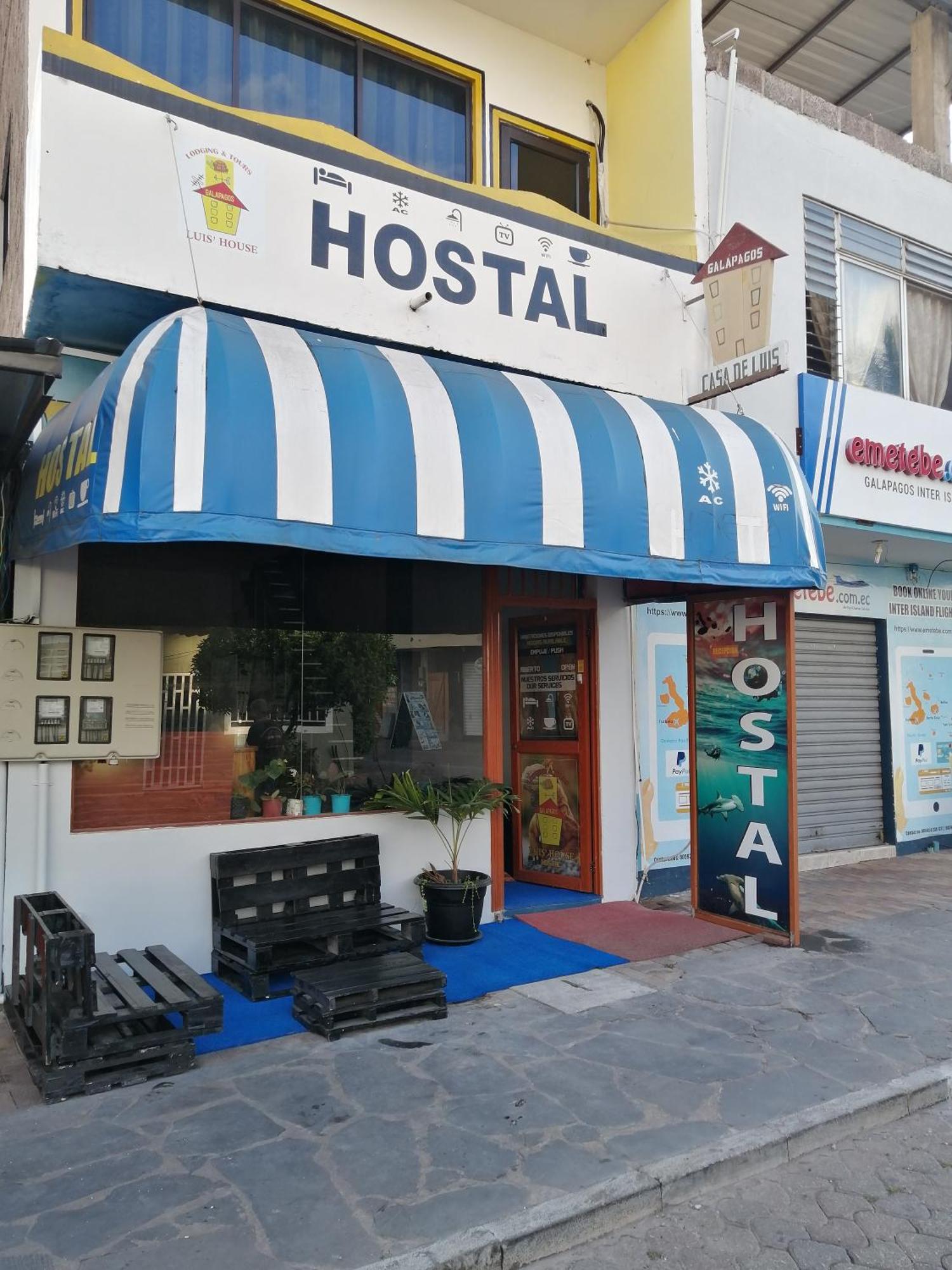 Hostal La Casa De Luis Puerto Baquerizo Moreno Kültér fotó